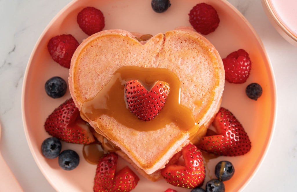 How To Make Heart Shaped Pancake Art