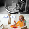 Happy Grub Silicone Grip Plates for Kids is Mess Free and sticks to all surfaces